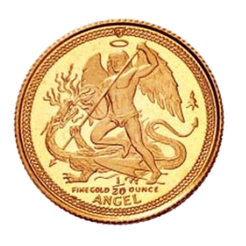 Gold Isle of Man Angels