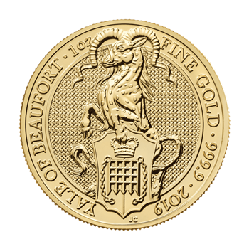 1 Oz Gold Queens Beast Yale