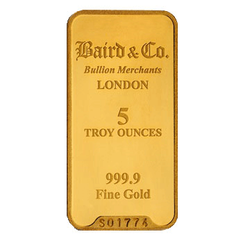 5 Ounce Gold Bar (Sealed)