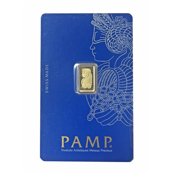 Certified PAMP 1g Gold Bar