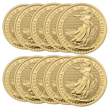 2026 Gold Britannia 1 Oz -100 Coin Monsterbox 