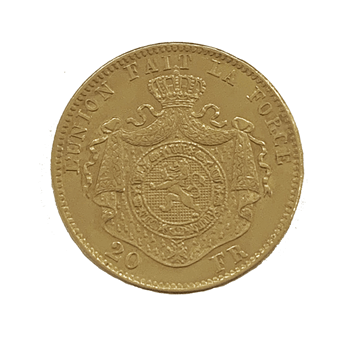 Belgium 20 Franc Gold Coin