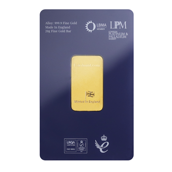 Certified 20g Gold Bar Baird London