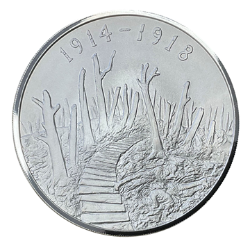 5 Oz 2015 Silver Proof WW Reality Coin