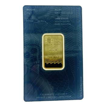 Certified 20g Gold Bar Royal Mint