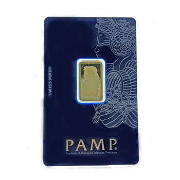 Certified 5g Gold Bar PAMP Suisse