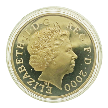 1999 - 2000 Gold Millennium £5 Crown