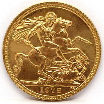 Gold Sovereign - Elizabeth II head