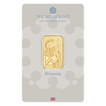 Certified 10g Gold Bar Royal Mint Britannia Bar