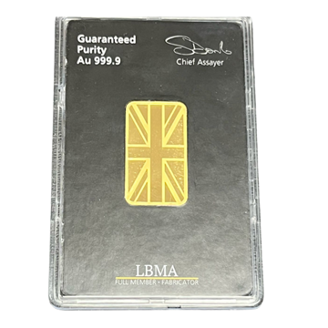 Cooksons Certified 5g Gold Bar