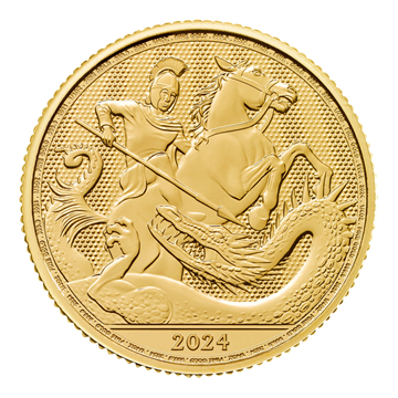 Gold 1/4 Oz St George and the Dragon 2024 