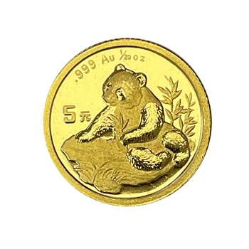 Twentieth Oz Gold Chinese Panda Coin