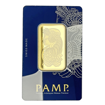 Certified 1 Oz Gold Bar PAMP Suisse