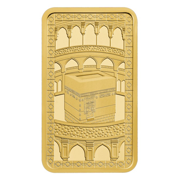 Certified 20g Gold Bar Royal Mint Kaaba Bar