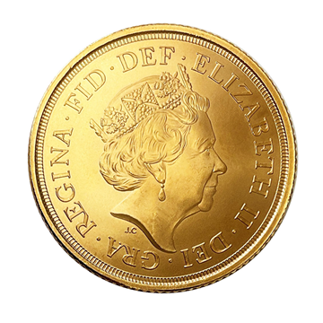 2020 Gold sovereign - Royal Arms Matte Privy Mark 