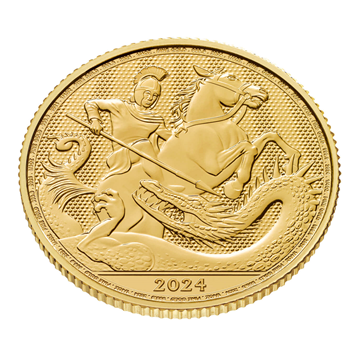 Gold 1/4 Oz St George and the Dragon 2024 
