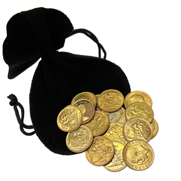 Best Value Gold Half Sovereign - 25 Coin Bundle