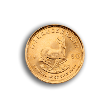 Quarter Oz Gold Krugerrand Mixed Dates 