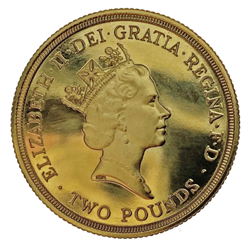 Gold Double Sovereign 1986 Loose Proof 