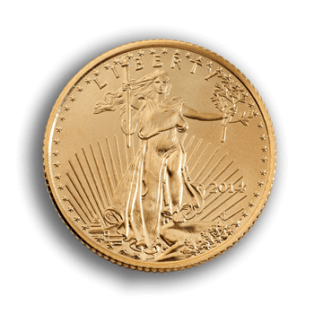 Tenth Oz $5 Gold Eagle USA