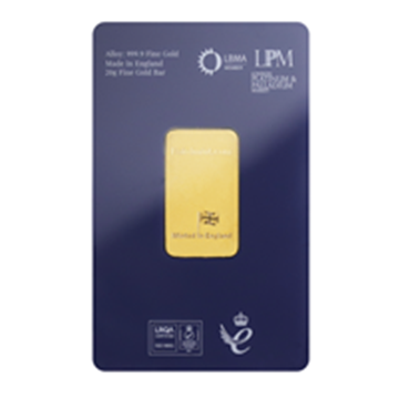 Certified 20g Gold Bar Baird London