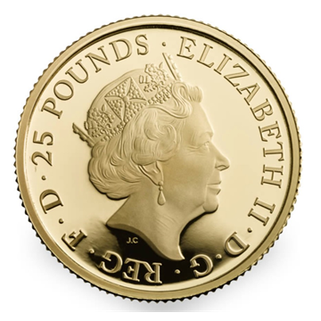 Quarter Oz White Lion of England 2017