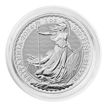 1oz Silver Britannia 2024 King Charles III