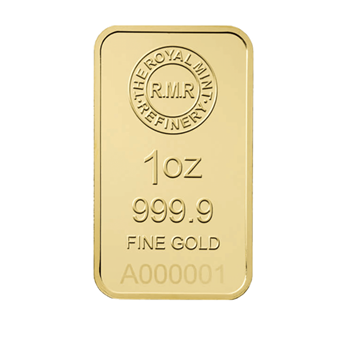 Certified 1 Oz Gold Bar Royal Mint 