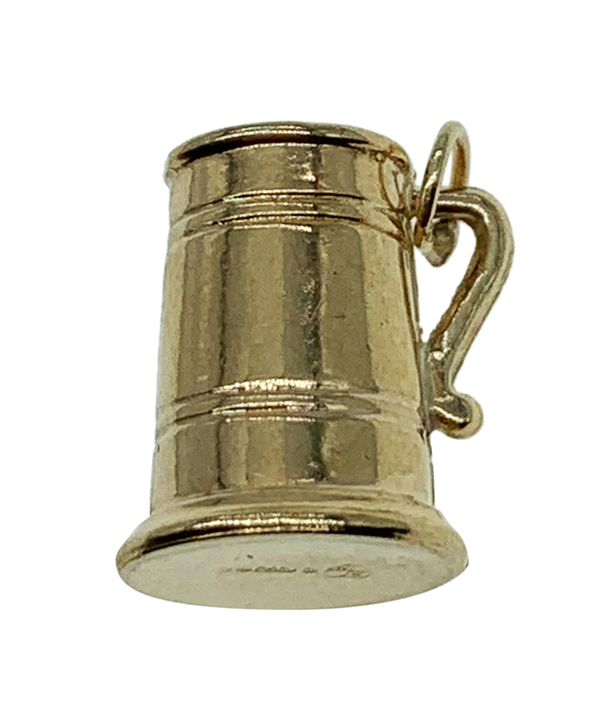 9ct Yellow Gold Beer Tankard Charm