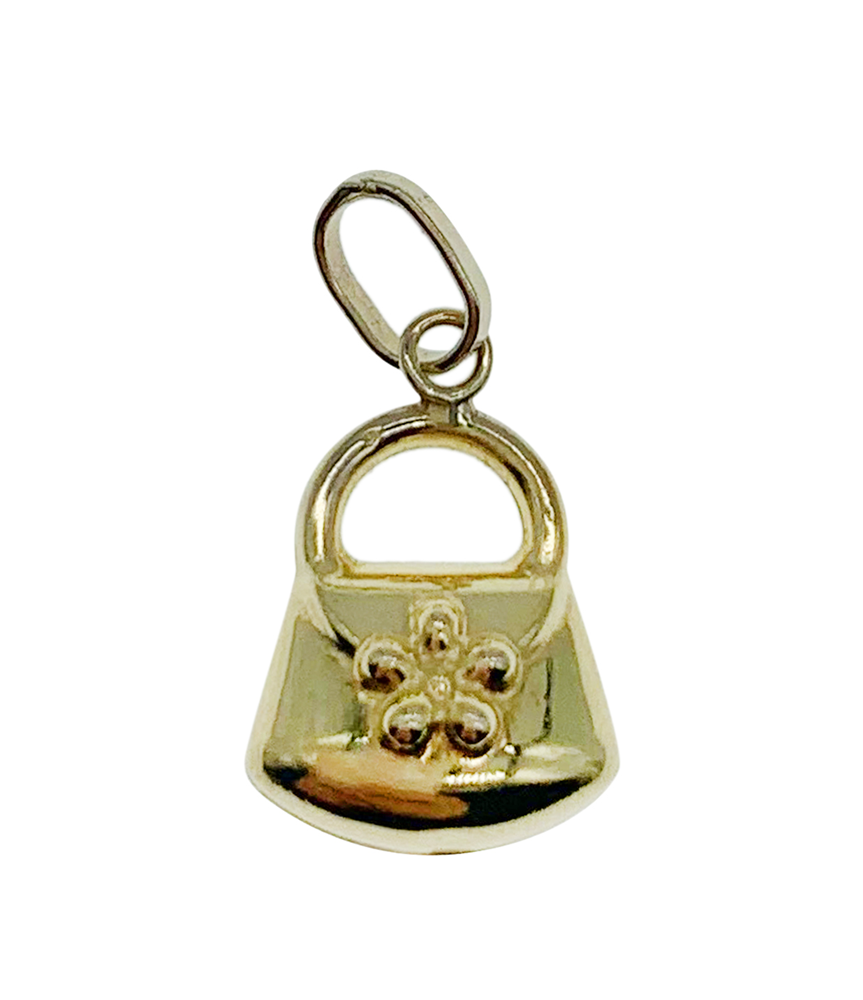 9ct Yellow Gold Handbag Charm