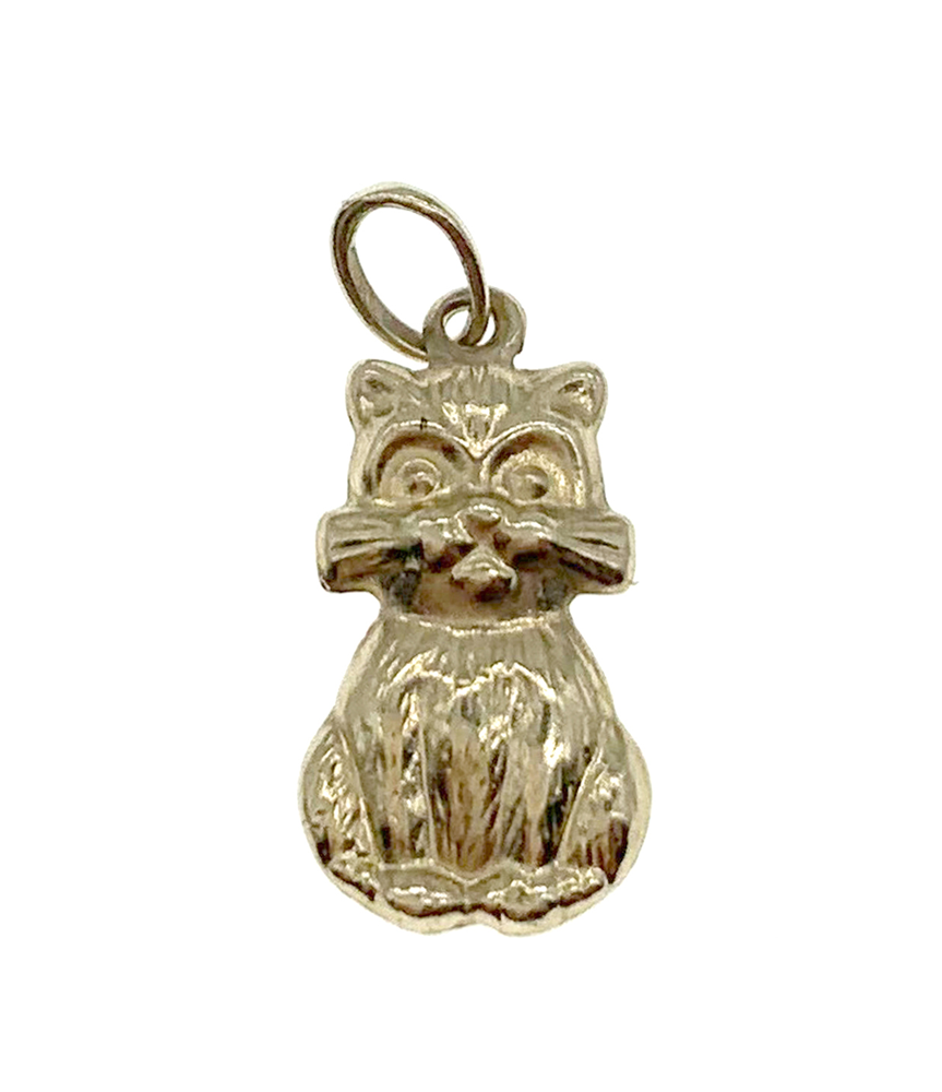 9ct Yellow Gold Lucky Cat Charm