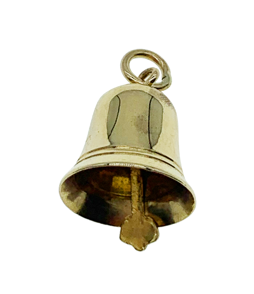 9ct Yellow Gold Bell Charm
