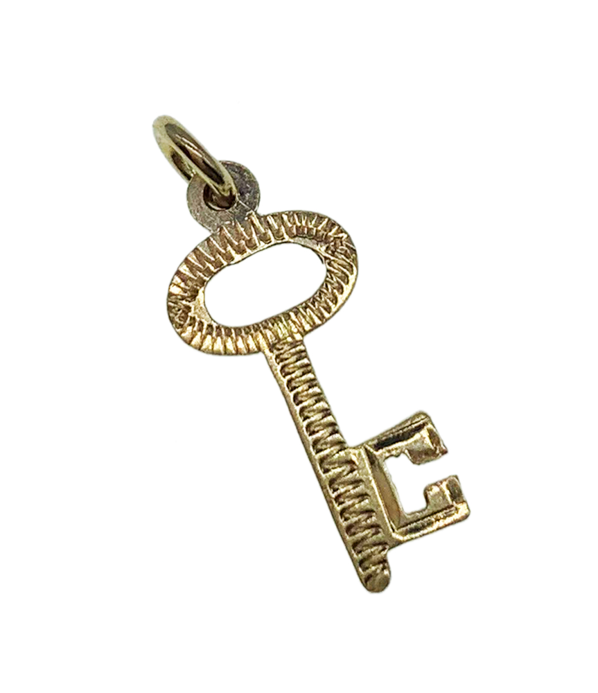 9ct Yellow Gold Key Charm