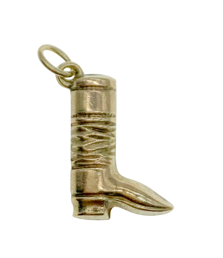 9ct Yellow Gold Boot Charm