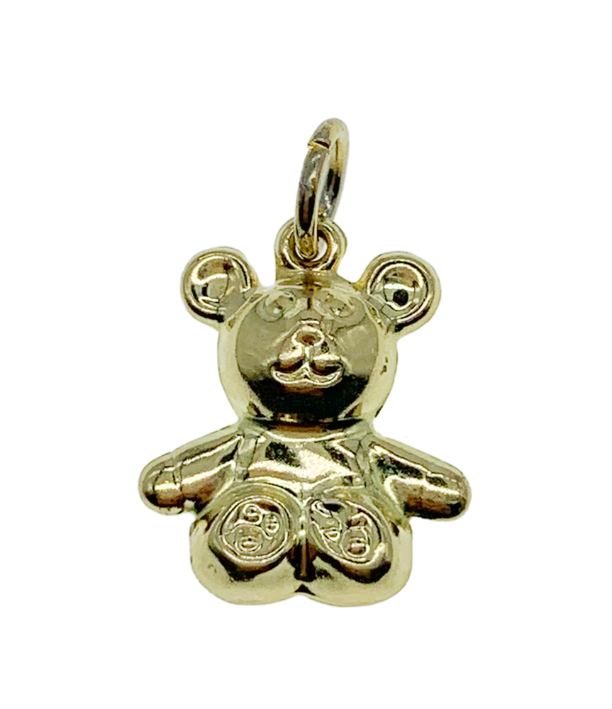 9ct Yellow Gold Teddy Bear Charm
