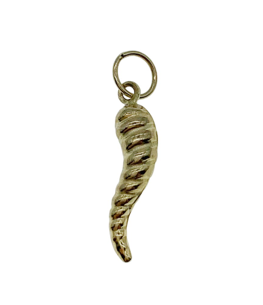 9ct Yellow Gold Patterned Horn of Plenty Charm