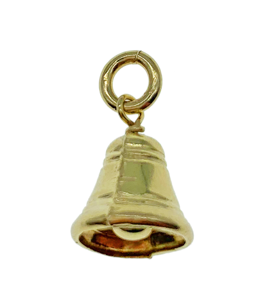 9ct Yellow Gold Bell Charm