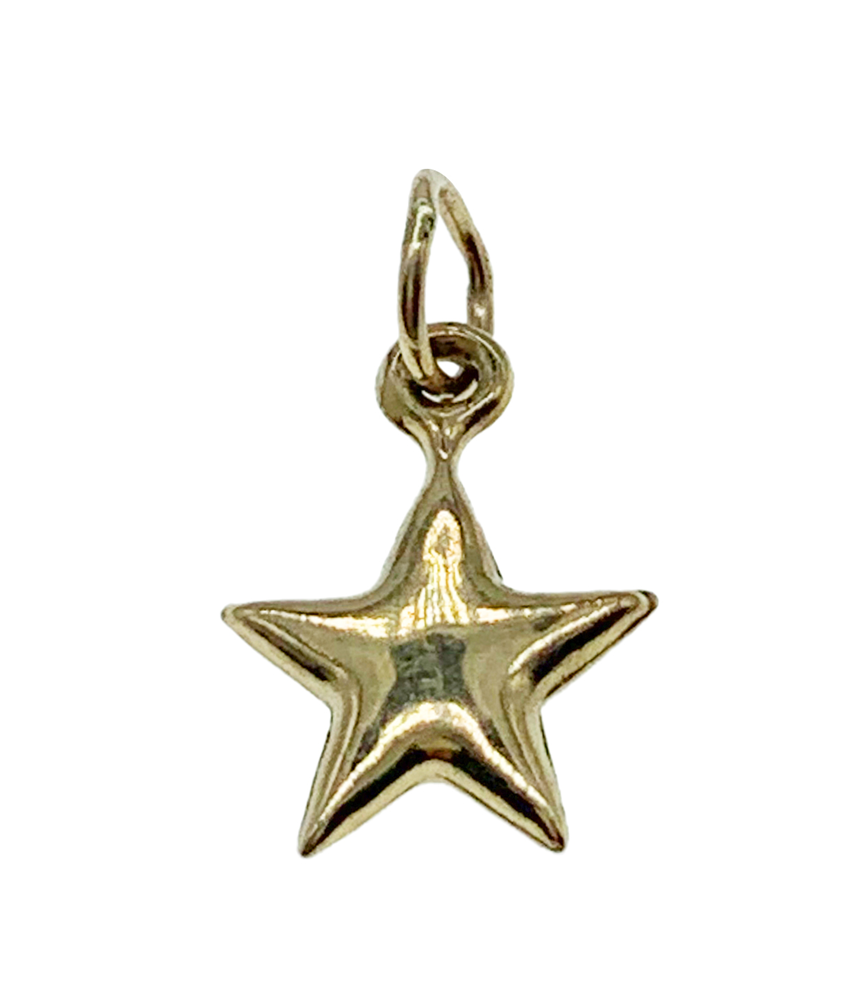 9ct Yellow Gold Star Charm
