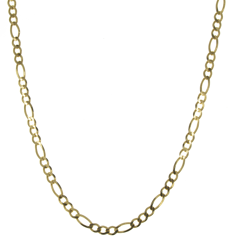 9ct Yellow Gold Figaro Chain
