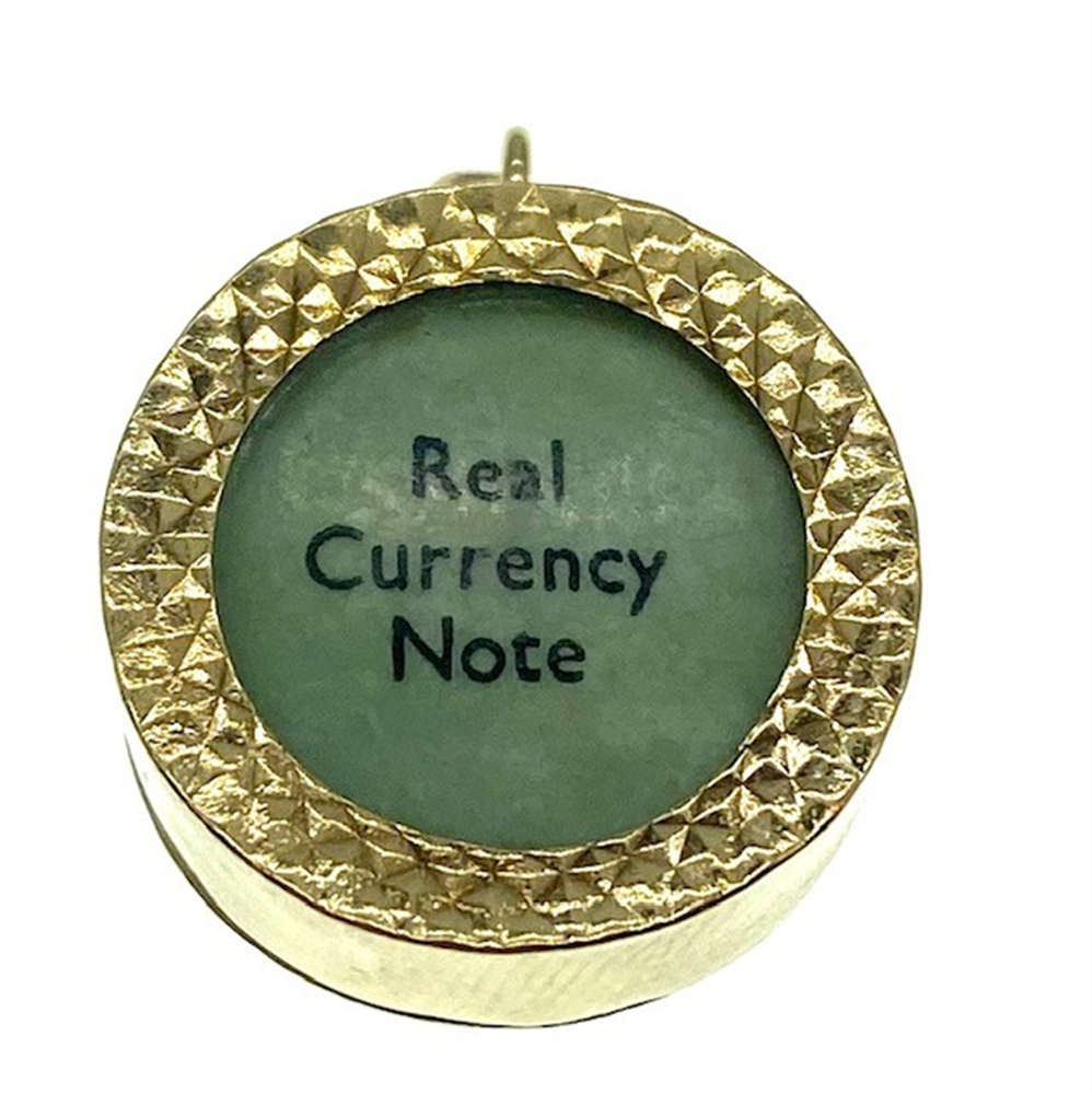 9ct Yellow Gold Old Bank Note Charm