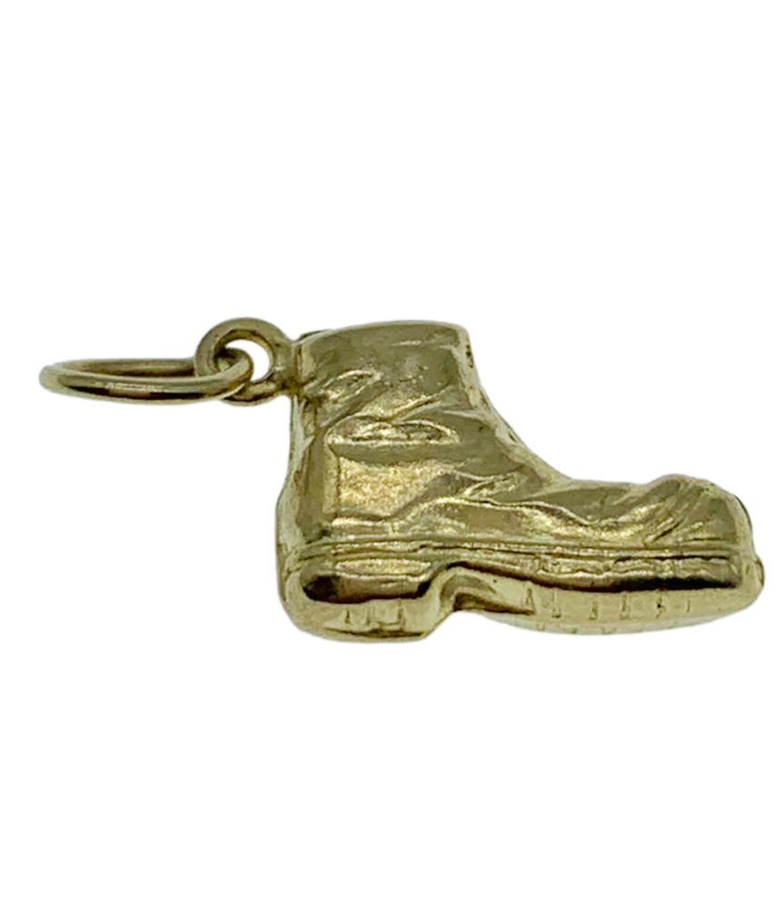 9ct Yellow Gold Boot Charm