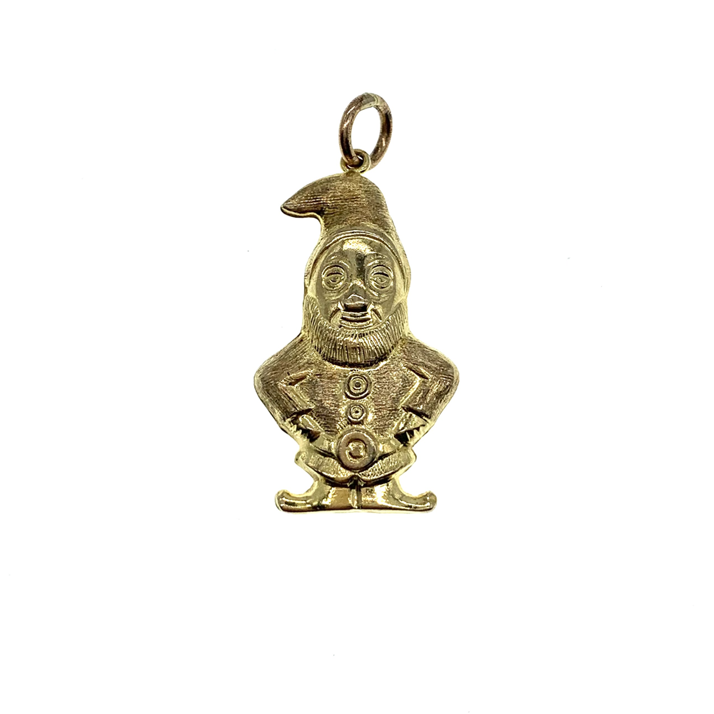 9ct Yellow Gold Gnome Charm