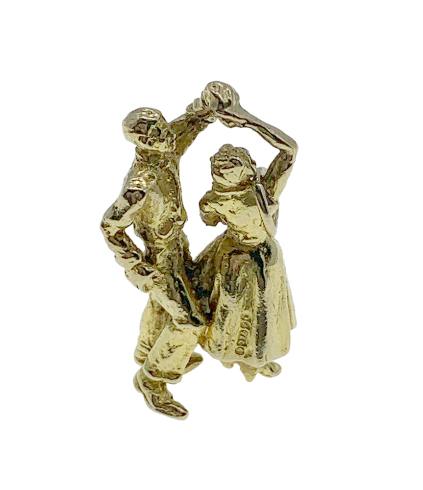 9ct Yellow Gold Dancing Couple Charm
