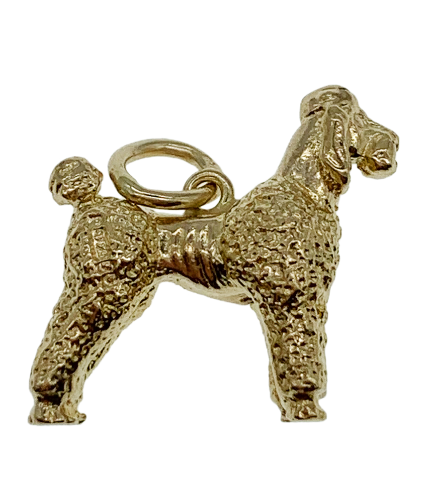 9ct Yellow Gold Dog Charm
