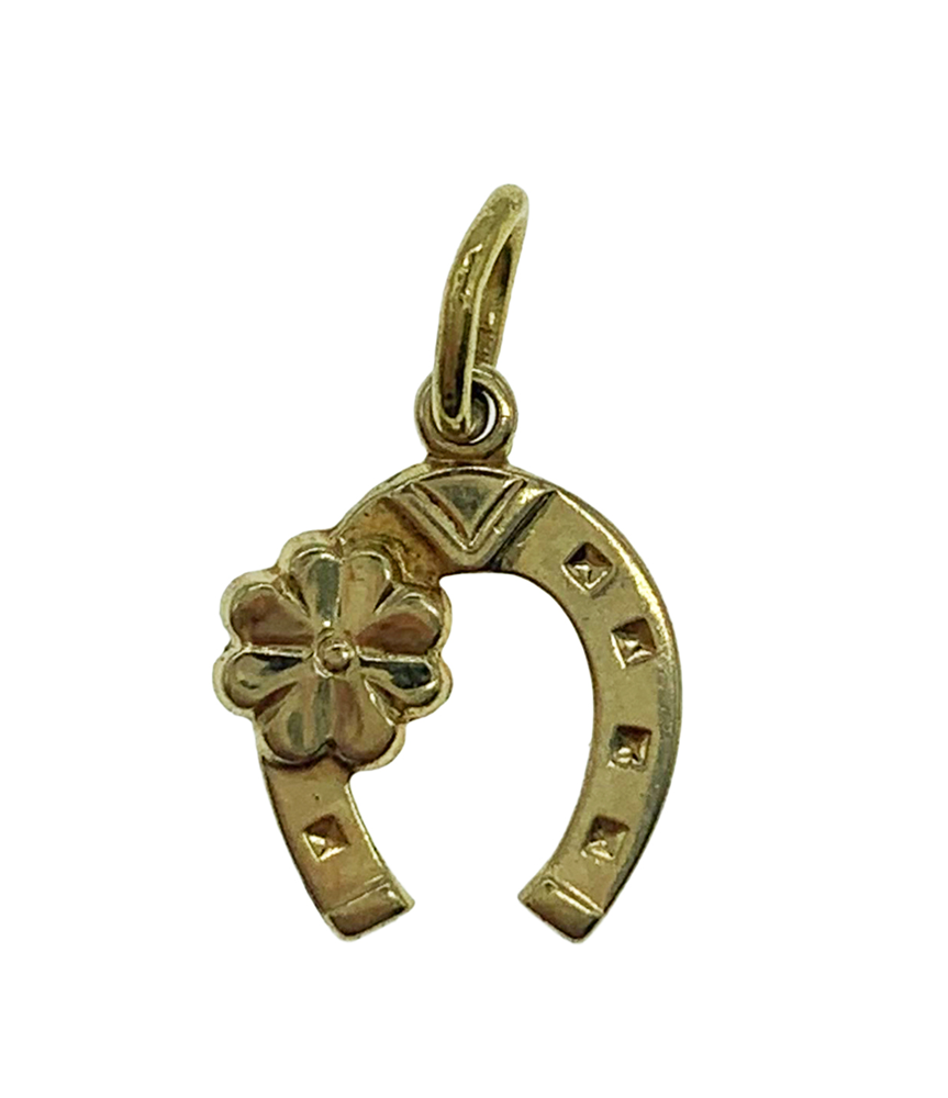 9ct Yellow Gold Horse Shoe Charm