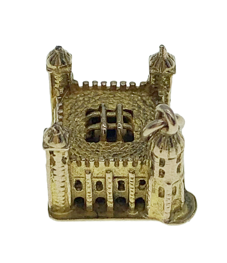 9ct Yellow Gold Tower of London Charm