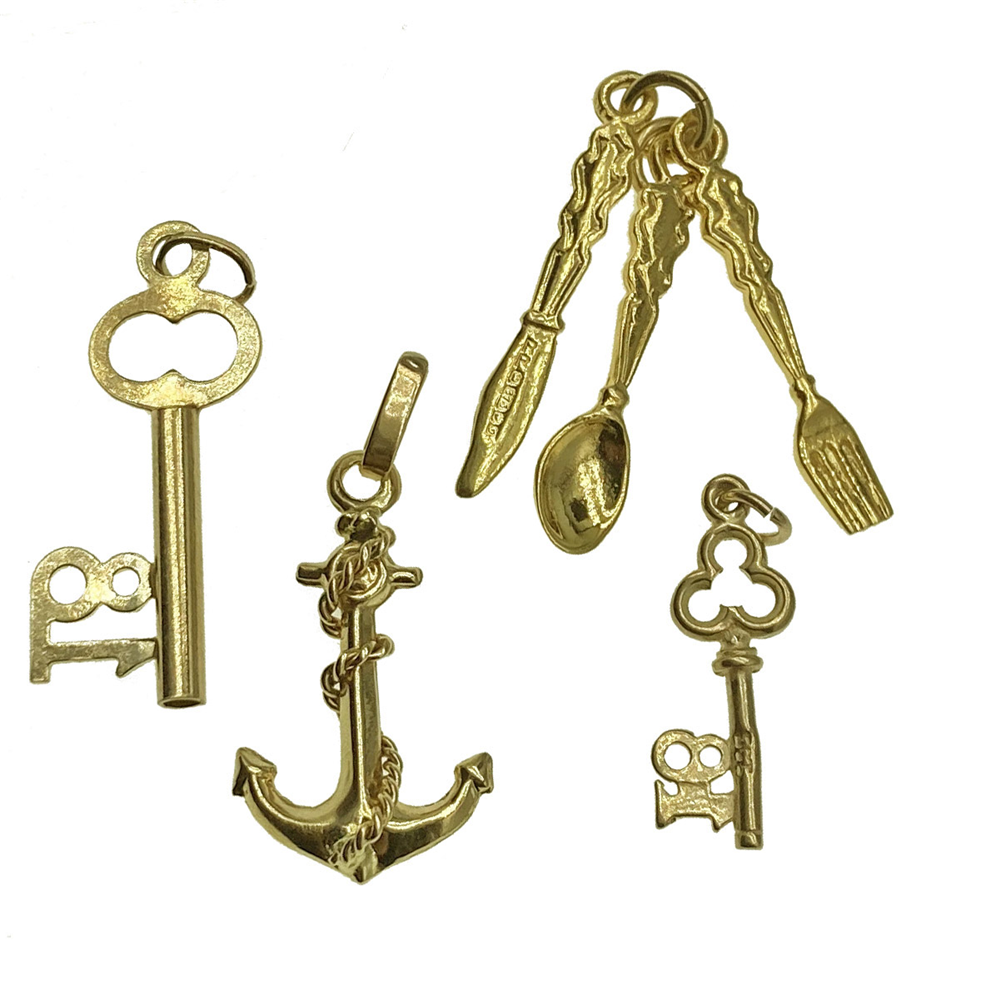9ct Yellow Gold Assorted Charms