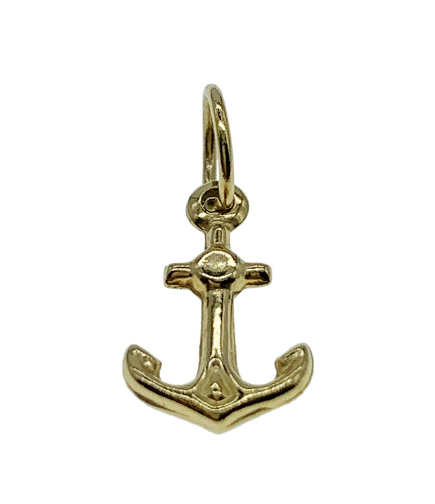 9ct Yellow Gold Anchor Charm