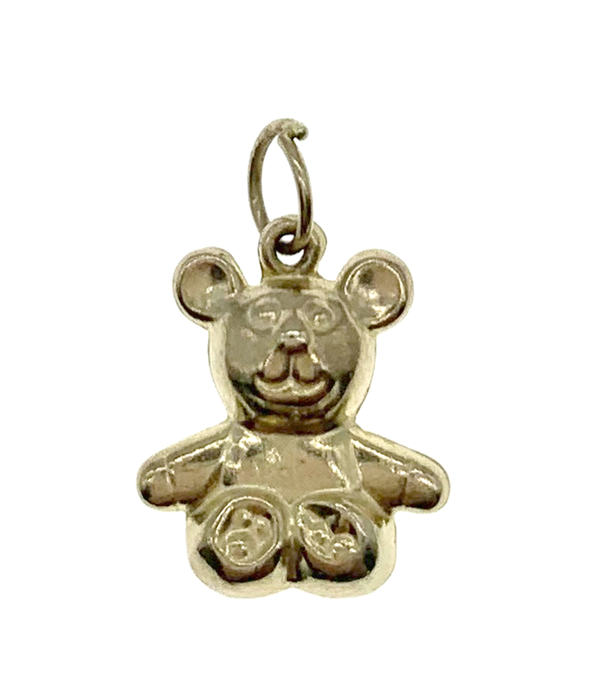 9ct Yellow Gold Teddy Bear Charm