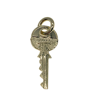9ct Yellow Gold Key Charm